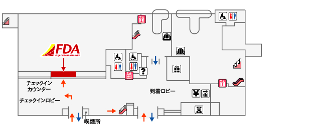 富士山静岡空港FDAチェックイン