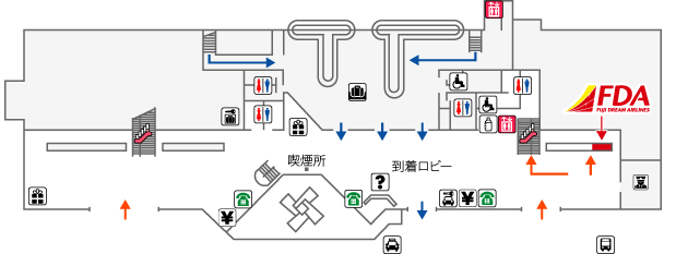 高知空港FDAチェックイン