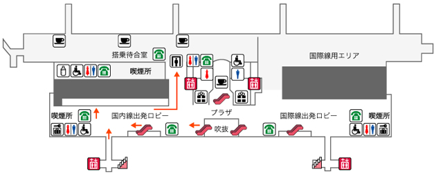 仙台空港FDAチェックイン