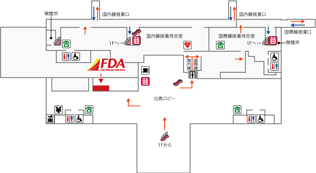 北九州空港FDAチェックイン